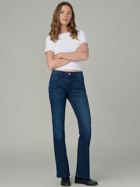 Joe's Jeans Mid Rise Petite Bootcut Jeans in Mademoiselle 30